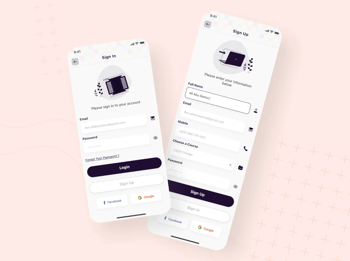 -تصميم صفحه تسجيل الدخول - من أعمال سبأ تك